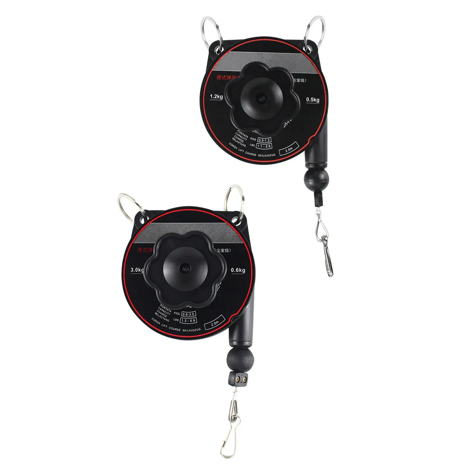Retractable Spring Balancer Tool with Adjustable Tension, Assembly Durable Hanging Line Accessory for Auto Repairs Maintenance