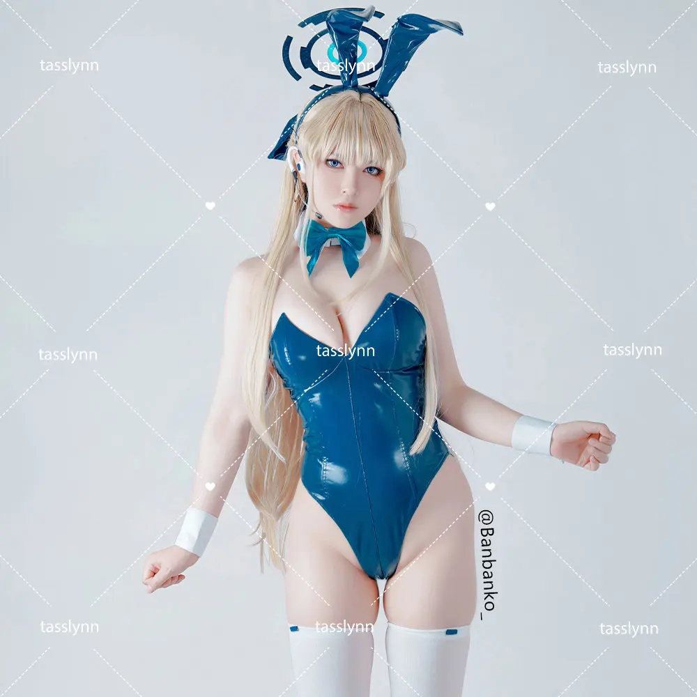 Blaue Archiv Toki Cosplay Kostüme blaue Hasen Mädchen Halloween Kostüme für Frauen Hasen Overall