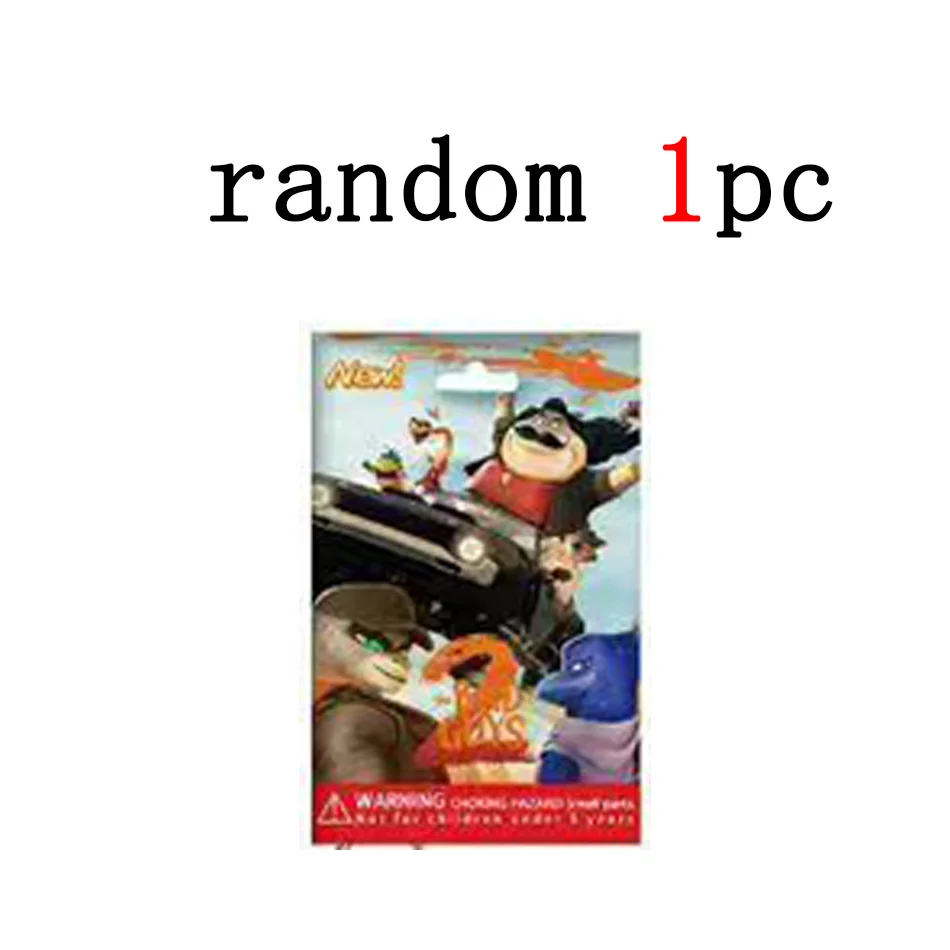 The Bad Guys Action Figures di alta qualità Kawaii Lupo Piranha Serpente Squalo Tarantula PVC Anime Doll Animale Giocattolo Regalo