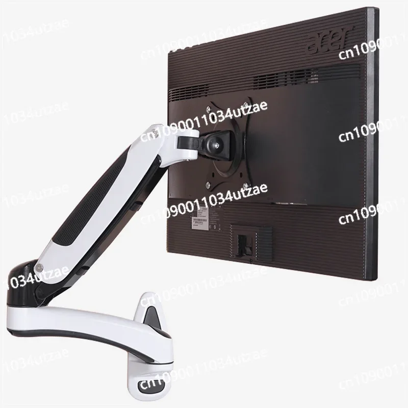 Computer Monitor Wall Mount Bracket 27 Inch Gas Spring Free Hover Industrial Lift GM112W Wall Mount