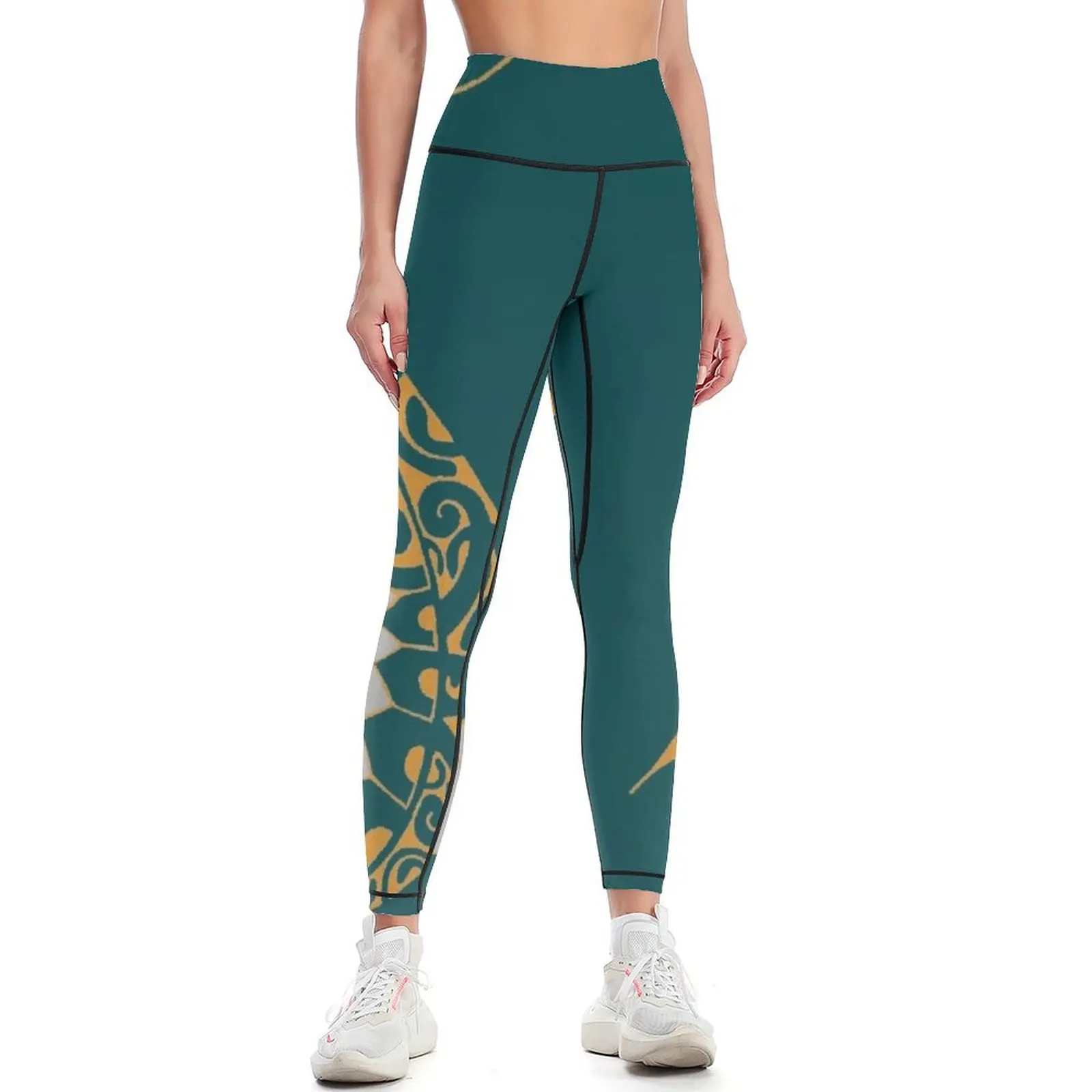 Polynesia tattoo art 3 Leggings Clothing fitness gym pants Women's sportswear legging gym Womens Leggings