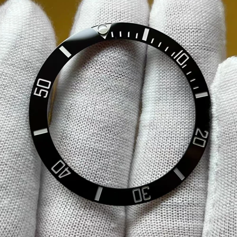 High Quality  Ceramic Black Watch  Bezels For 41mm Submariner 126610LN Aftermarket Rrplace Watch Parts