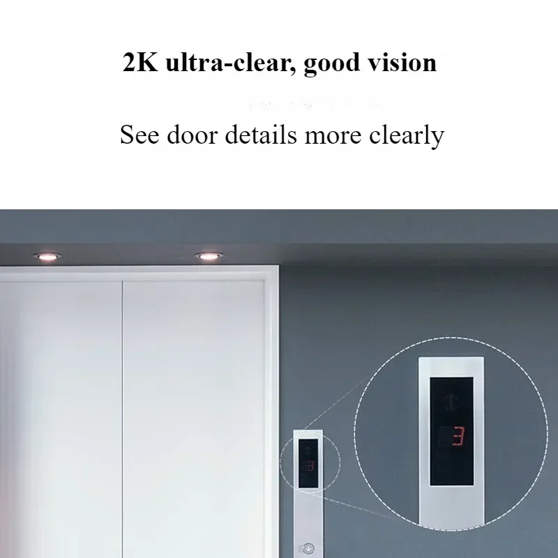 Xiaomi Smart Doorbell 3 CN Version 2K Ultra HD Night Vision Video Doorbell Long Battery AI Human Recognition For Mi Home APP