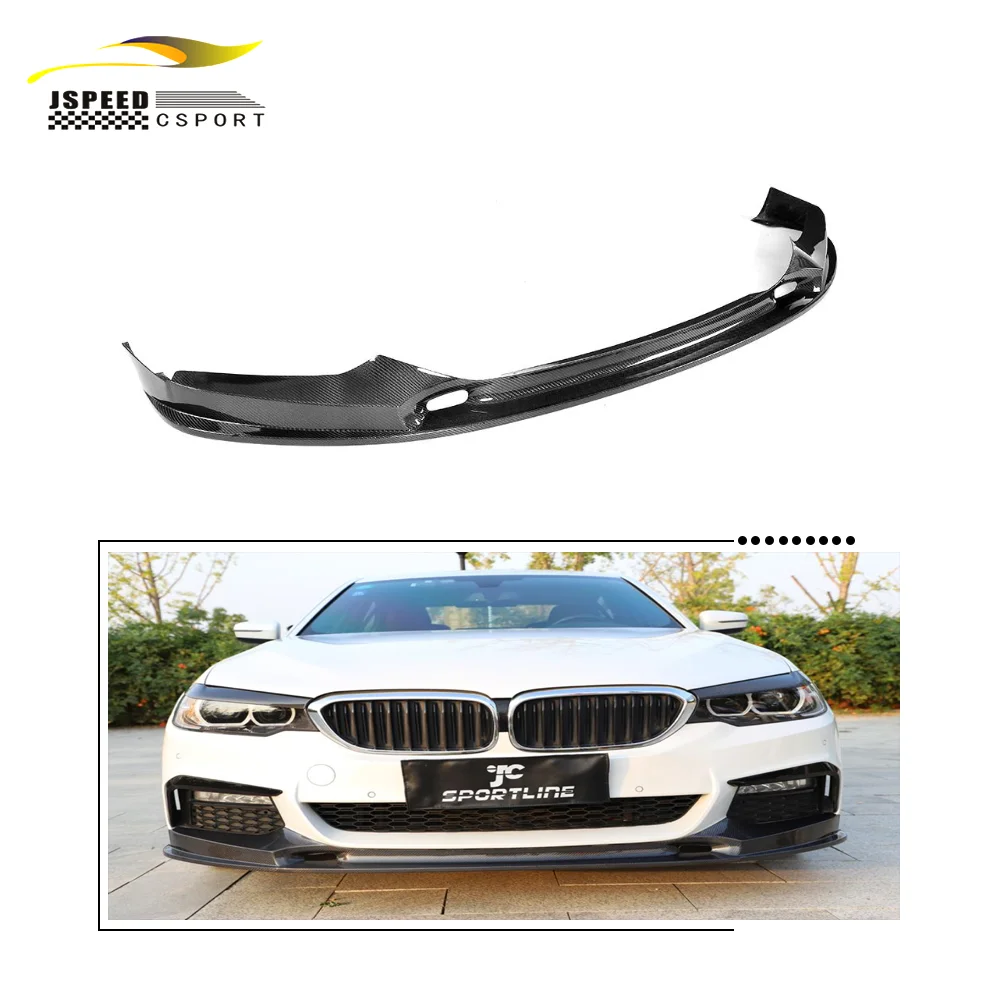 JCSPORTLINE Carbon Fiber Front Lip G30 G31 G38 520i 530i 540i M-sport 17-19