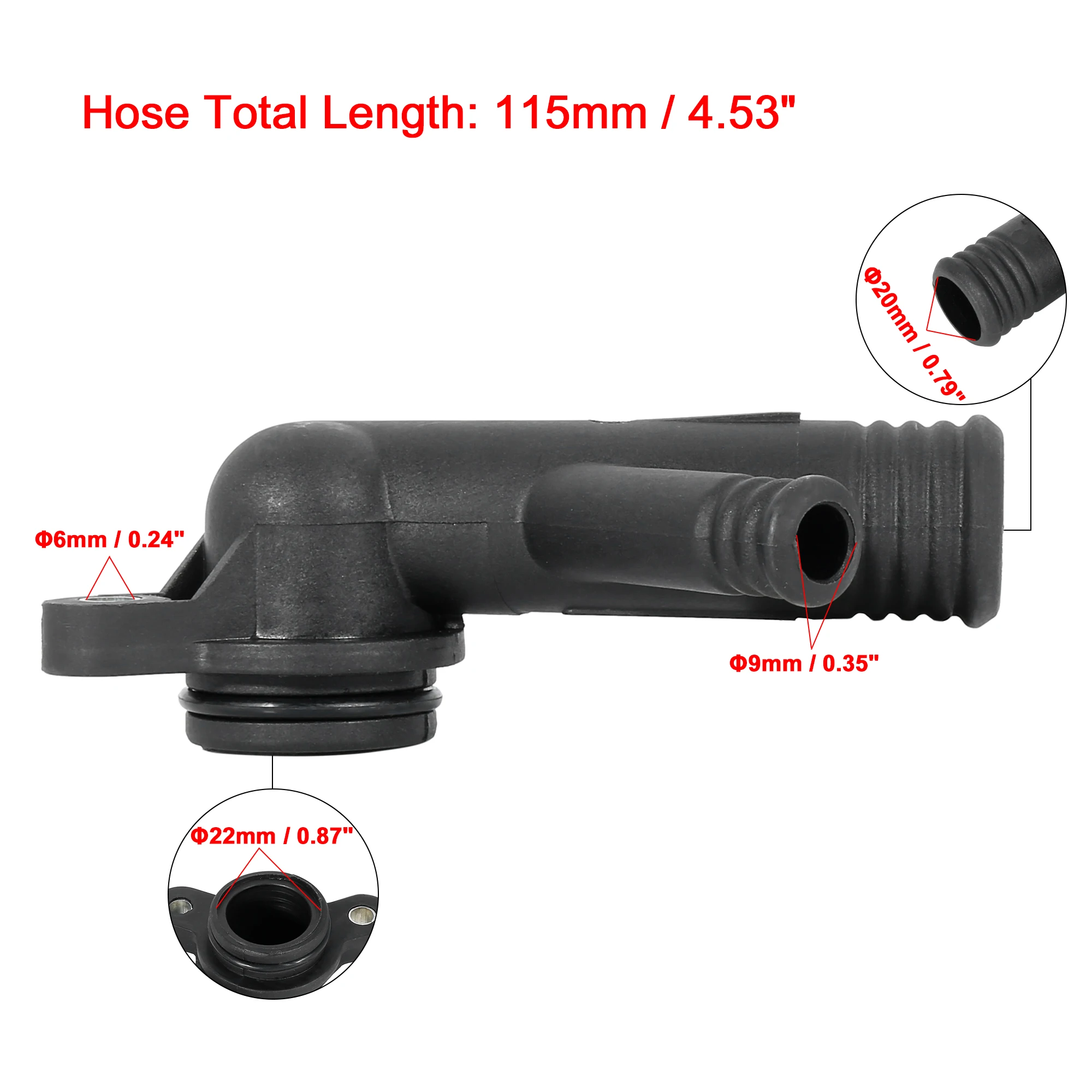 

Шланг охлаждающей жидкости радиатора UXCELL от расширительного бачка 11531743679 11531739208 для BMW