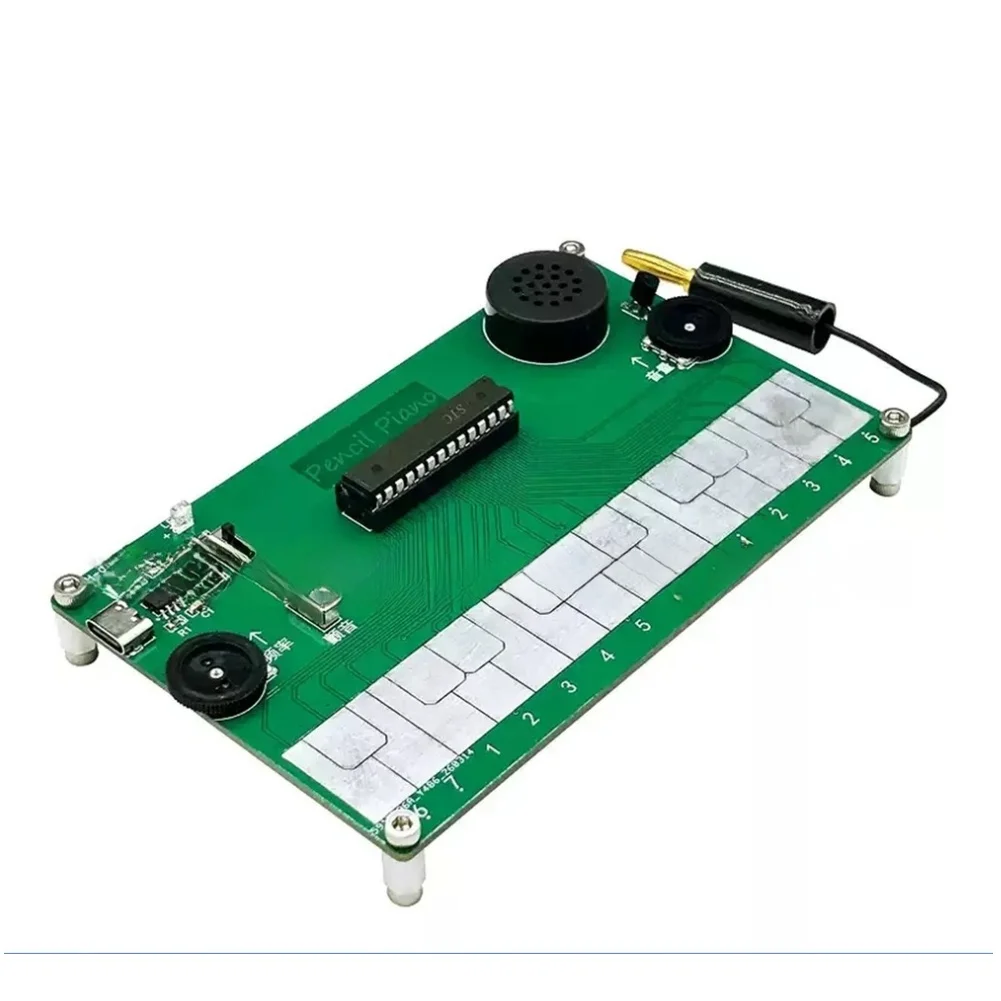 DIY Soldering Kit Electronic Pencil Piano with Touch Sensitivity For Input and Portable Battery Operation DIY Soldering