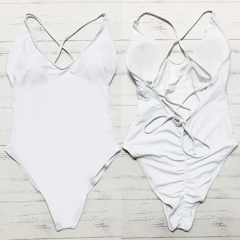 S-3XL сексуальный цельный купальник с подкладкой, однотонный купальник, женский летний купальный костюм, женский купальный костюм больших размеров, пляжная одежда, летний купальный костюм