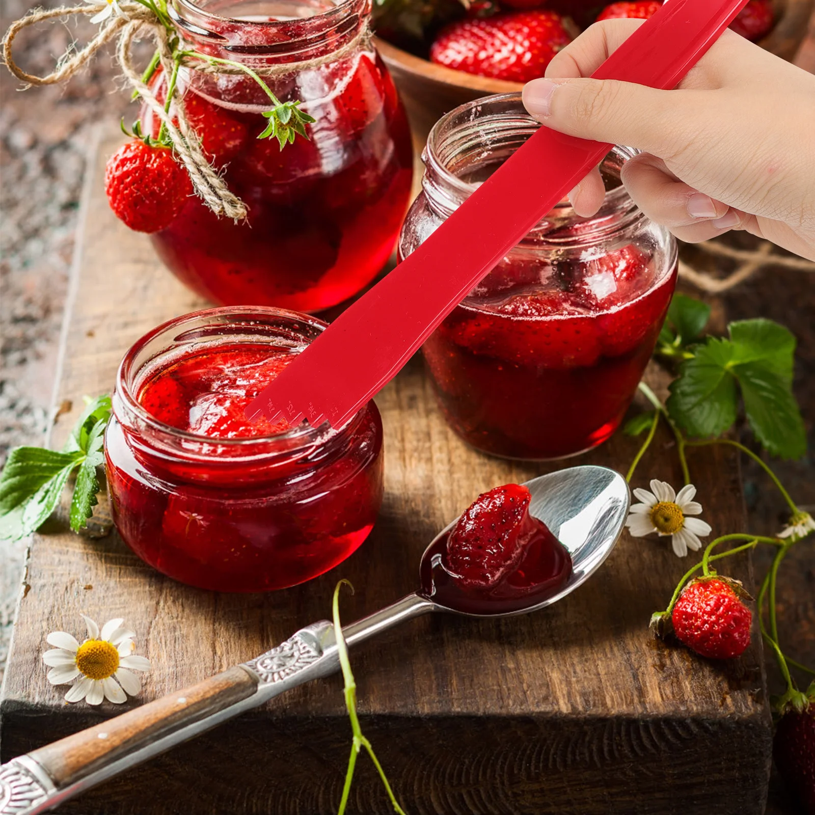 

6pcs Bubble Plastic Tools Kitchen Gadget For Jam Sauce Bubble Canning Kit Canning Supplies Debubble Tool