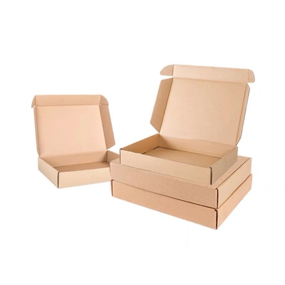 10PCS Corrugated Paper Boxes Courier Box for Gift Express Boxes for Shipping, Packing and Moving