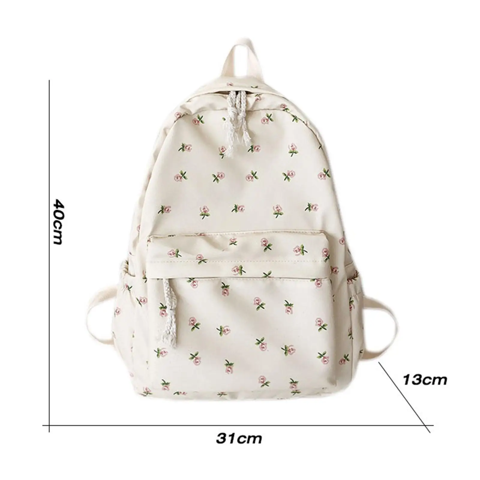 Mochila feminina com alça superior, alça de ombro ajustável, mochila escolar casual para viagem ao ar livre, mochila portátil