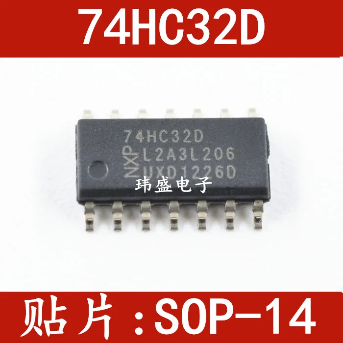 10 pieces  74HC32 74HC32D SN74HC32D  SOP14