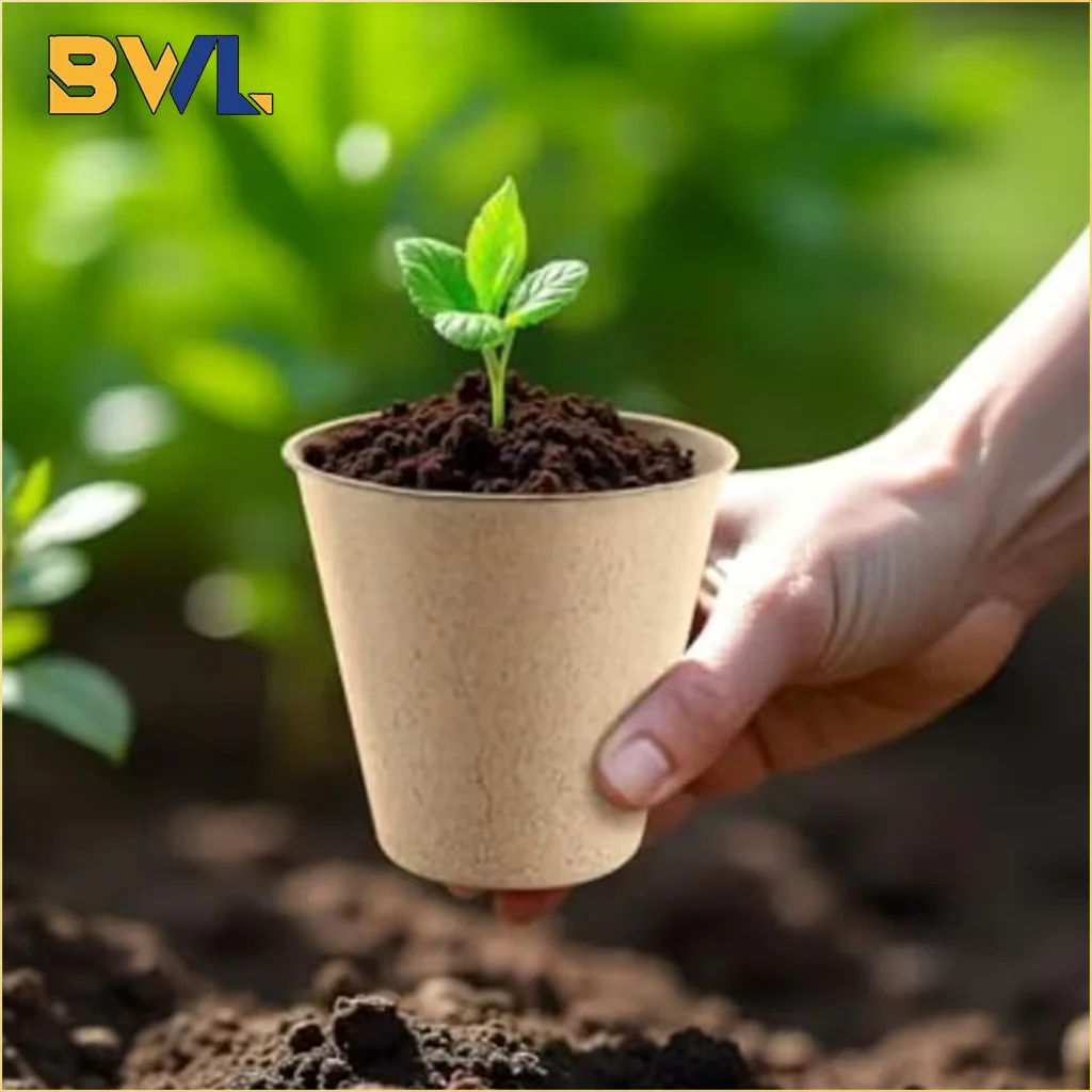 3.15 Inch Biodegradable Peat Seedling Pots for Succulent Propagation Flower Germination Durable Plant Seed Trays Outdoor Use