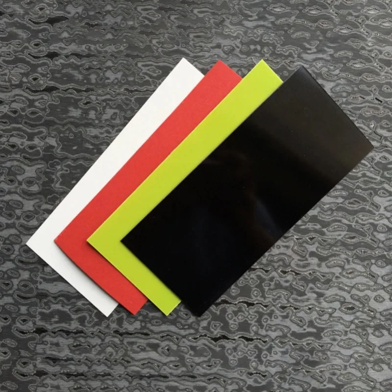 5 colori 180X80X1MM Dimensioni Coltello Fibra di vetro G10 Manico in carta d'acciaio Fai da te Materiale di riempimento Piastra Accessori Patch