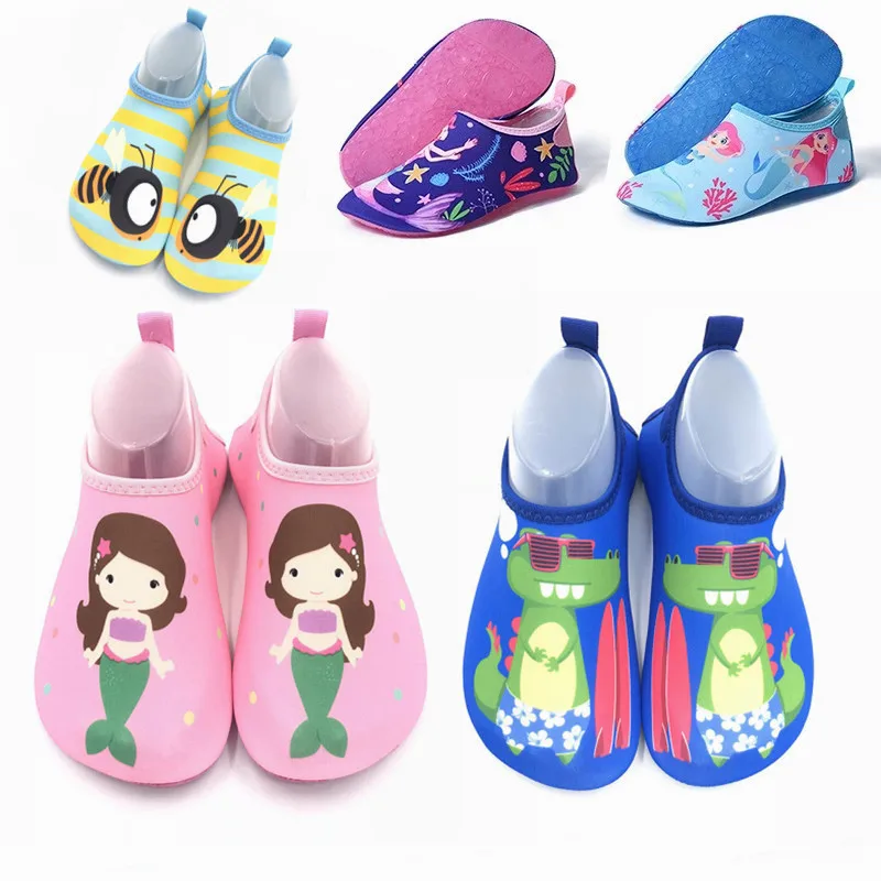 Bambino Quick Dry Beach Shoes bambini Slipper Water Shoes calzature Boy Girl Barefoot Aqua Socks For Beach Pool Child