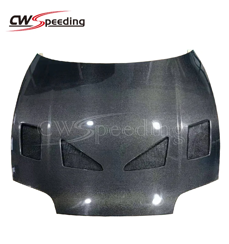 

T STYLE CARBON FIBER ENGINE HOOD BONNET for 1993-2002 TOYOTA SUPRA A80