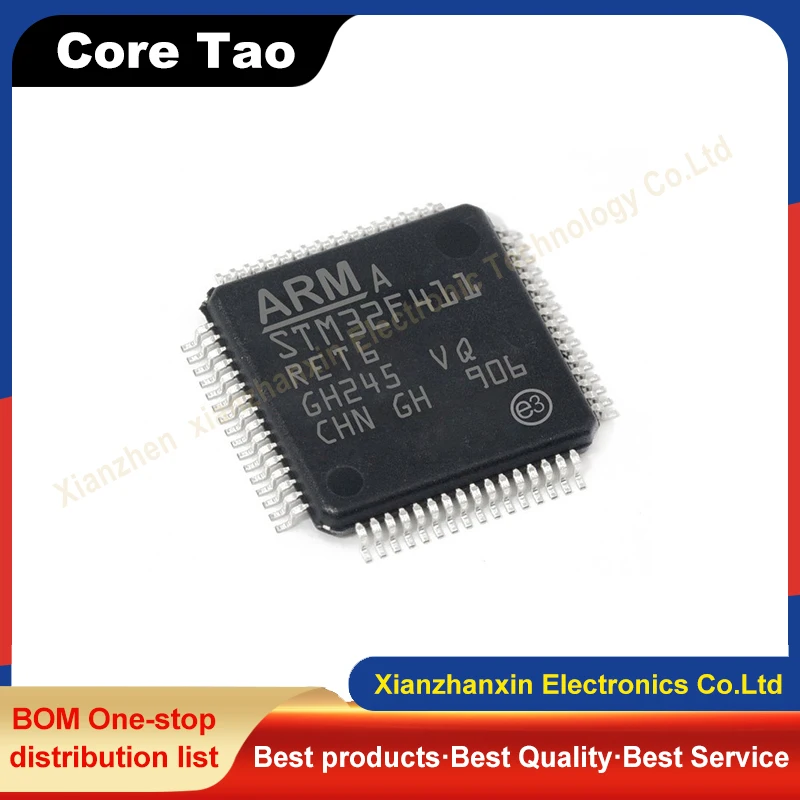 1 ~ 5 unids/lote STM32F411RET6 STM32F411 411RET6 LQFP64 chip de microcontrol