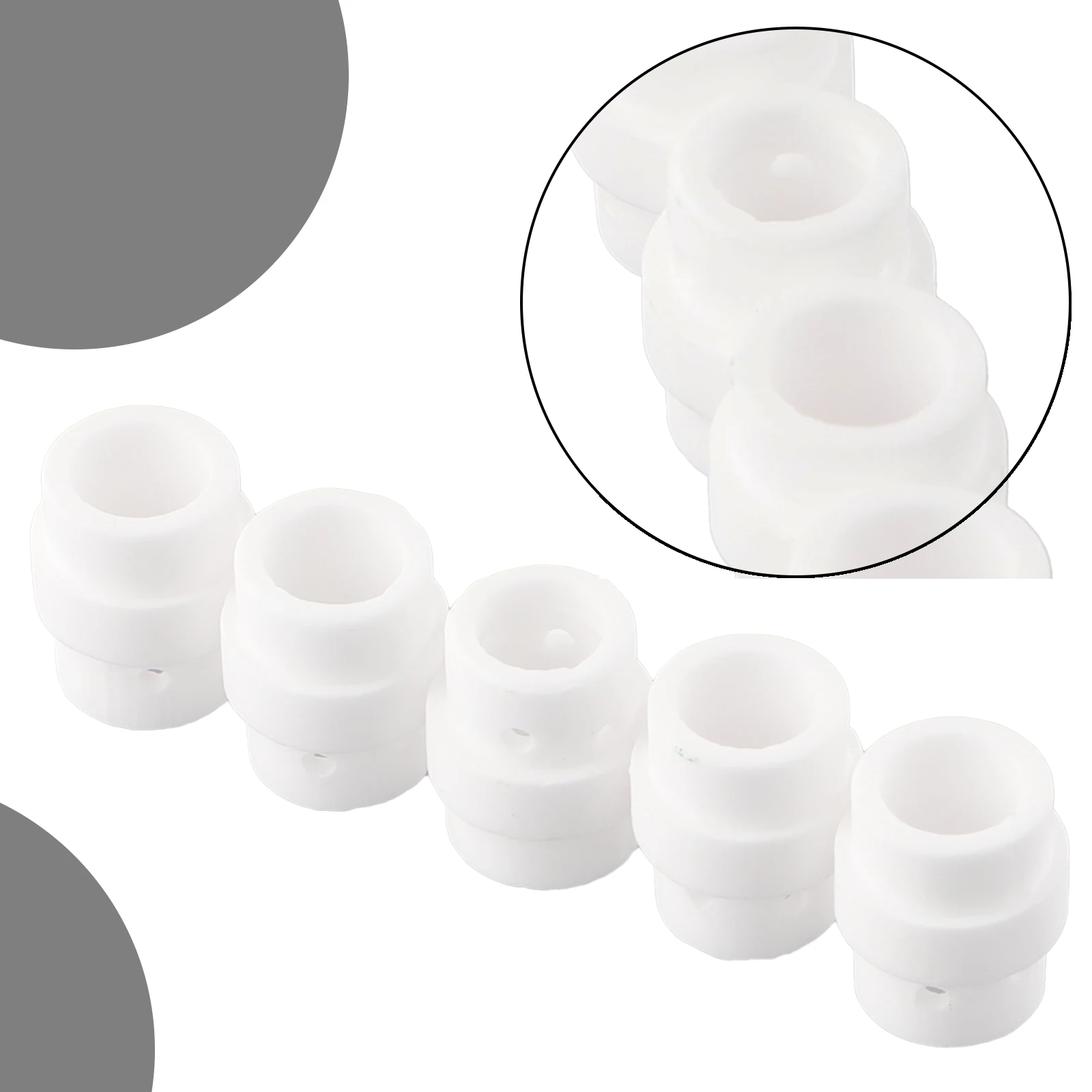 Ceramic MB 24 KD MIG 250A Welding Torch Gas Diffusers for For Abicor Style 5PCS Reliable and Long lasting