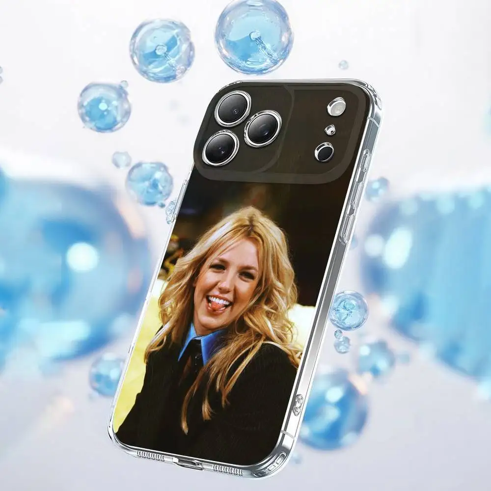 حافظة هاتف Singer B-Britney Spears لهاتف iPhone 14,16,11,13,15,17,12,Air,Mini,Plus,Pro,Max,Plus,E غلاف ناعم شفاف