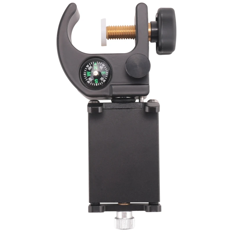 Bracket Cradle With Compass Phone Holder Pole Clamp For GPS For Data Collector Total Station Easy Install