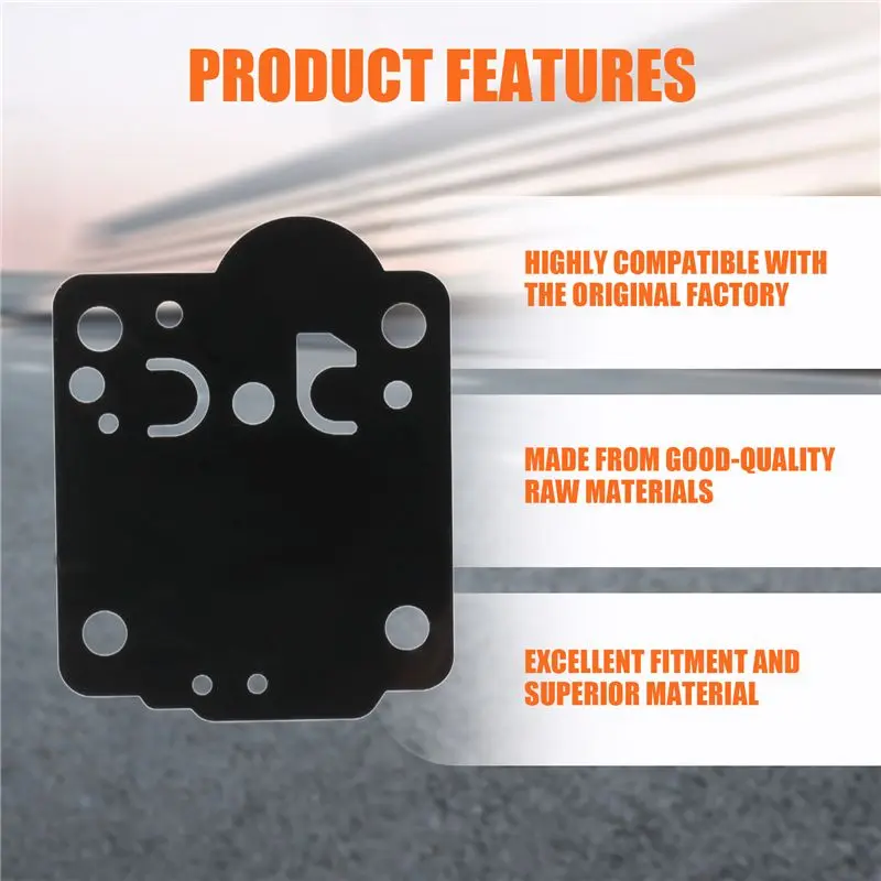 

Комплект карбюратора ABFA, 10 комплектов для 240 236 235 435 E JONSERED CS2238 CS2234 ZAMA RB149, набор диафрагм RB 149