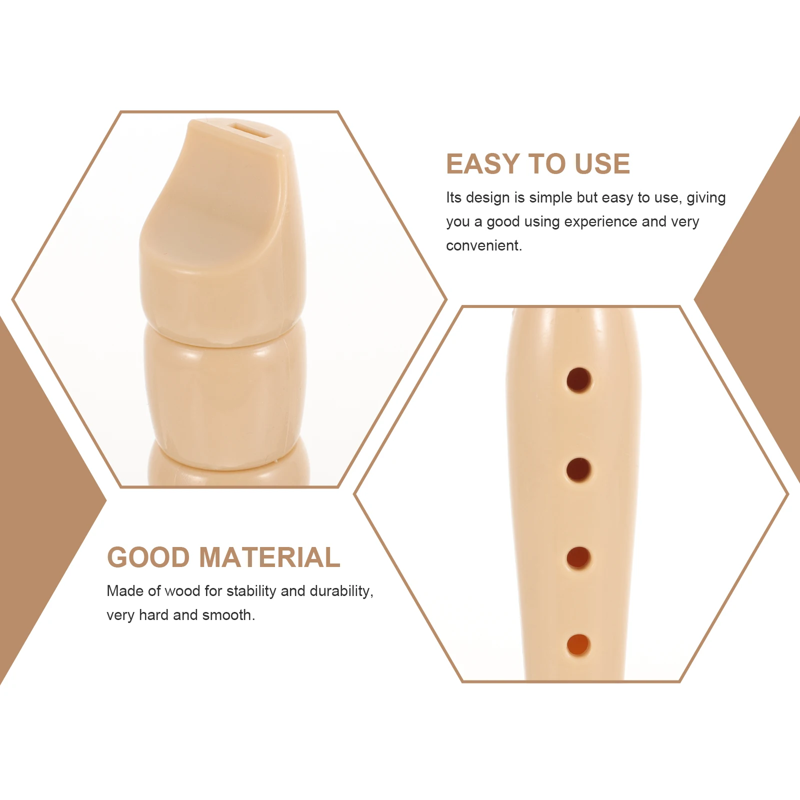 

2Pcs Plastic Clarinet Professional Kids Wind Instrument Portable Beginner 6 Hole Musical Toys Sound