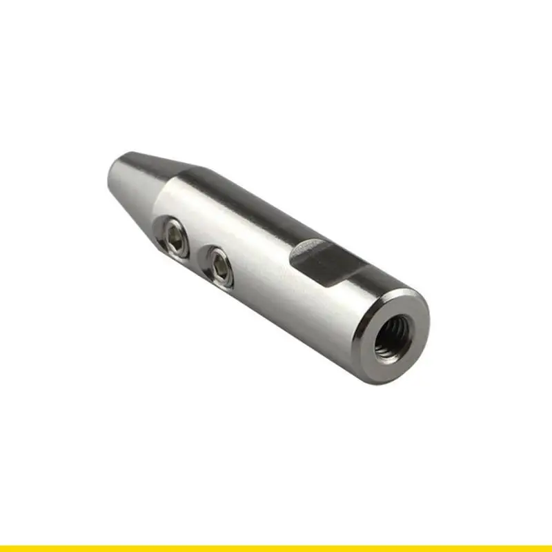SZCH Cable Railing Swageless Terminal Fitting Adjustable T316 Stainless Steel for Metal Post Stair Deck Post Corner