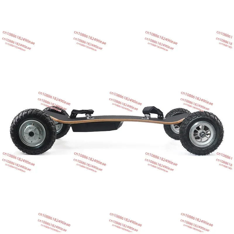 Off-road electric skateboard four-wheel Lu Chong transportation portable remote control front and back printable pattern S9