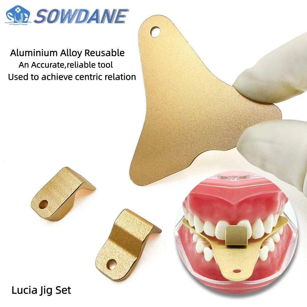 

Лотки для оттисков стоматологической лаборатории для достижения центральных отношений, автоклавируемый стоматологический лоток из алюминиевого сплава, набор передних приспособлений, набор приспособлений Lucia