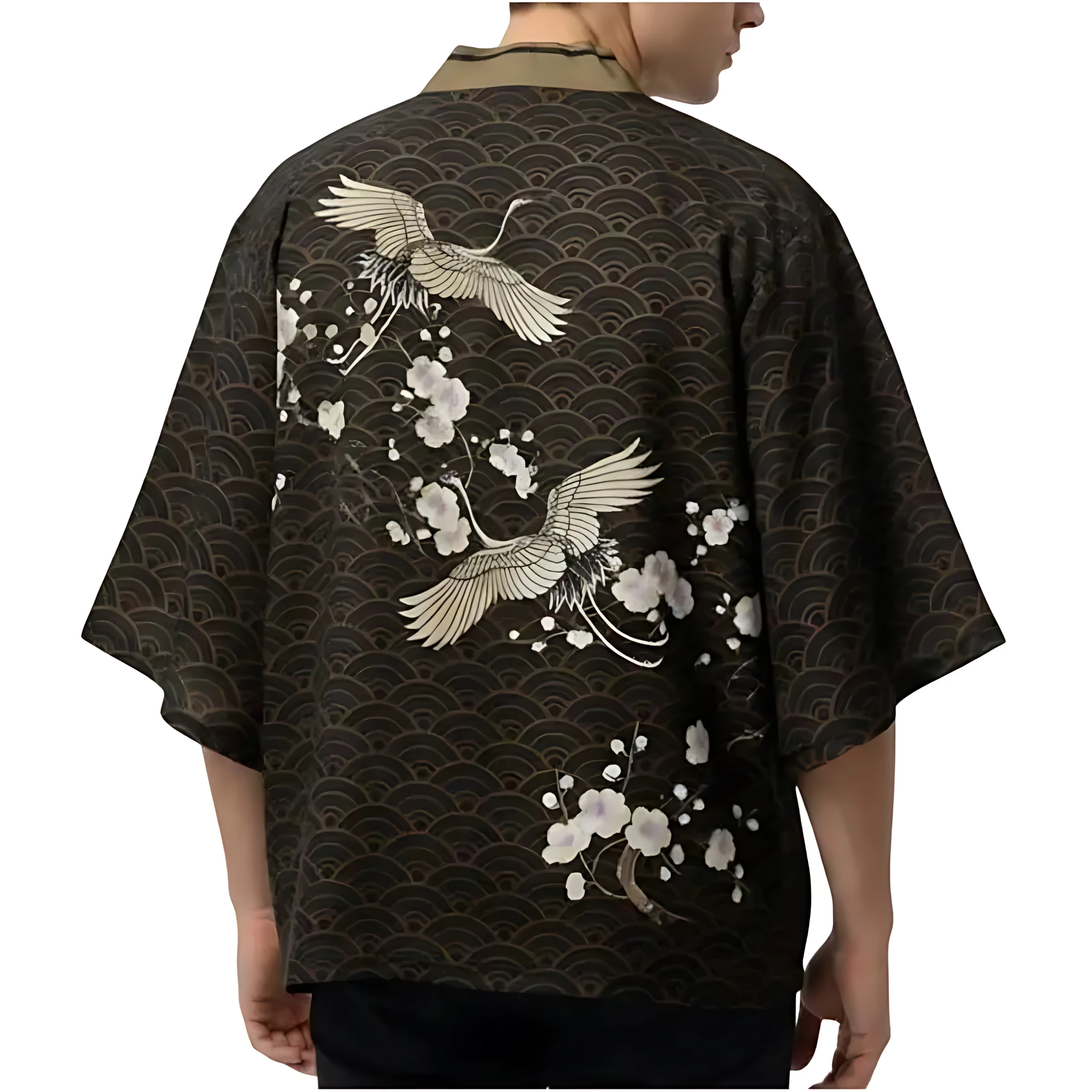 2026 Summer Men's Kimono 3D Printed Pattern Breathable Lightweight Casual Fashion Outdoor Men's Clothing