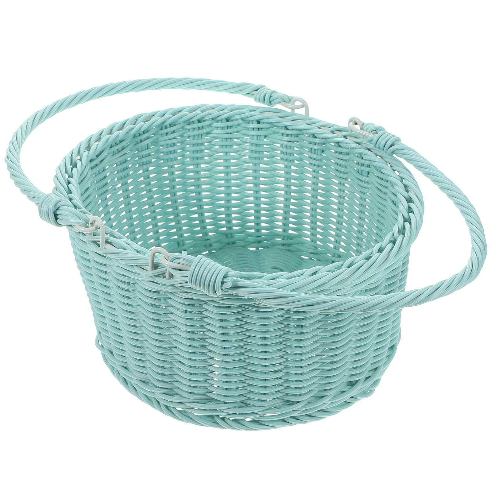 

Rustic Woven Storage Basket Unique Artistic Design for Home Decoration Picnic Party Serving Snacks Bread Fruit Vegetable
