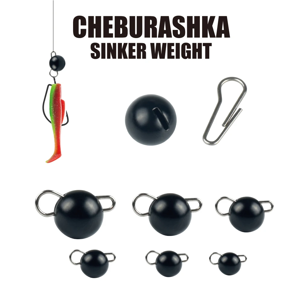 MUUNN 10 Stück 0,3-3g Wolfram Cheburashka Gewichte für Fliegenfischen, Sensibleres Angelzubehör – Detail 5
