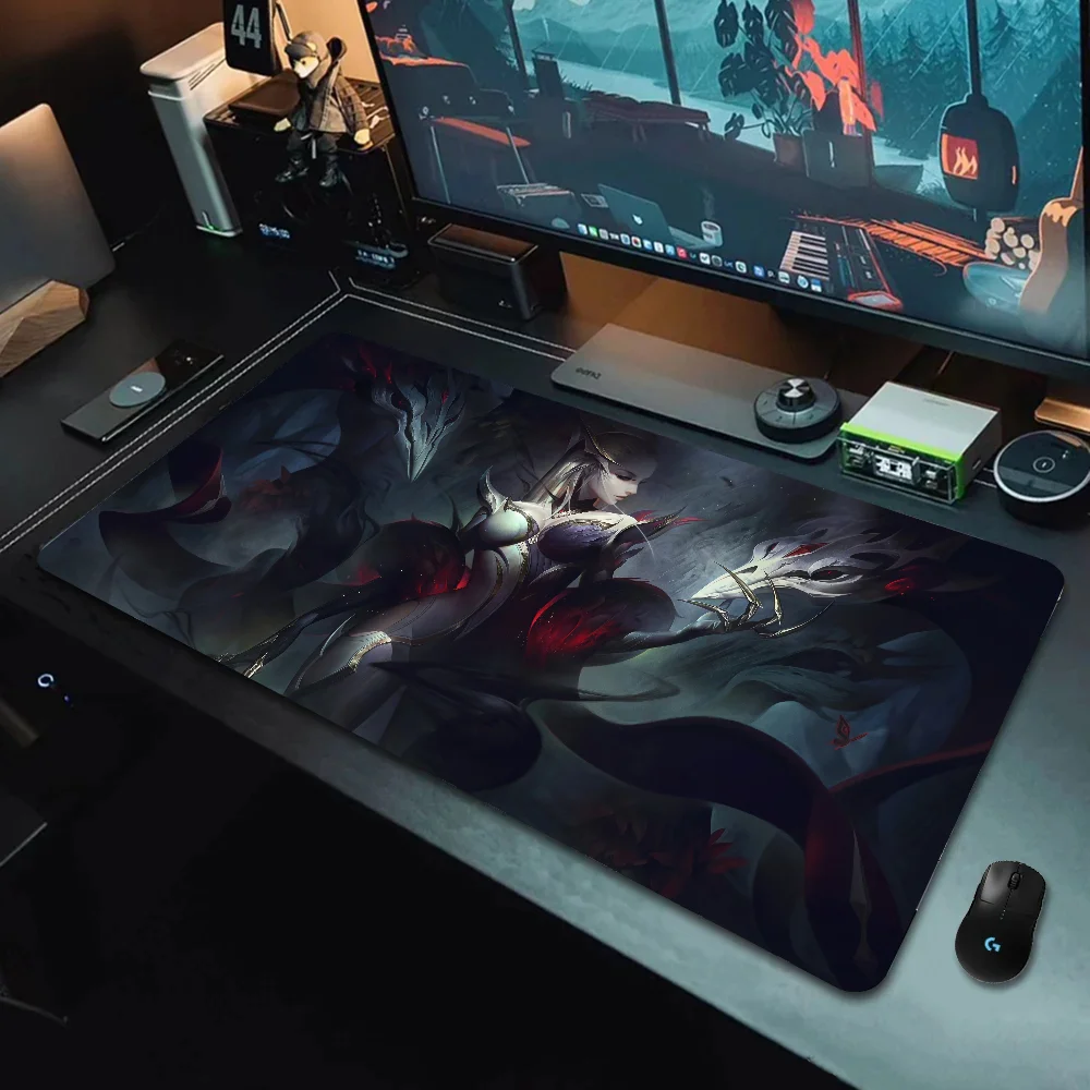 Evelynn League of Legends Mousepad Mouse Mat Desk Mat With Pad gaming accessories Prime Gaming XXL Keyboard Pad