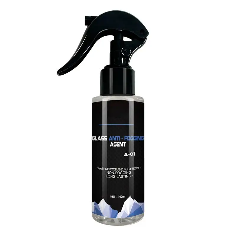 Car Defogger Spray Windshield Defogger And Cleaner 100ml Antifogging Agent Car Glass Cleaner For Exterior And Interior