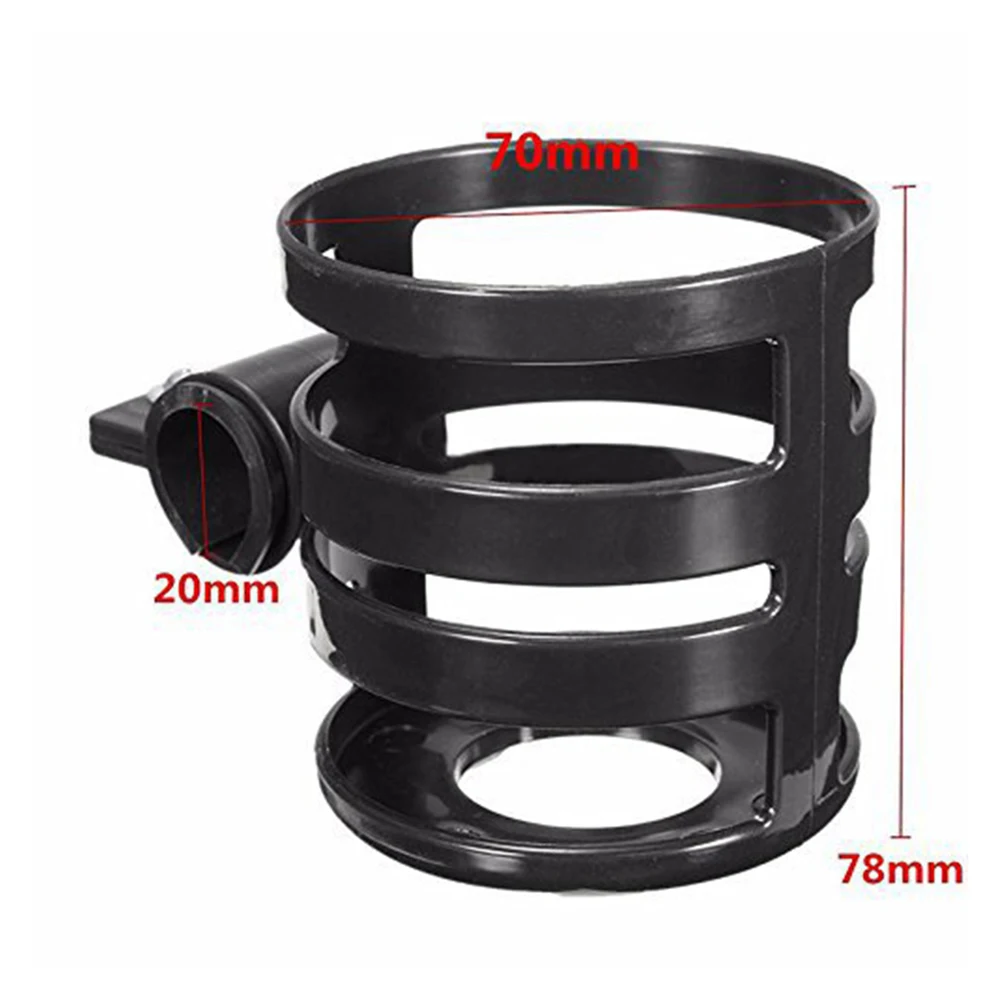 

3 pcs Stroller Bottle Holders Plastic Cup Racks For Baby Carriages Scooters Walkers Lightweight Durable Easy Assembly Universal