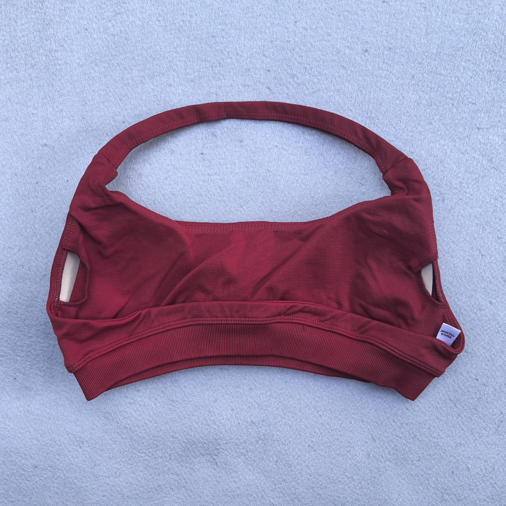 حمالات صدر رياضية بدون خياطة للجري مثيرة مفتوحة الظهر حمالة صدر لليوجا مبطنة حمالة صدر رياضية للسيدات للياقة البدنية والصالة الرياضية ملابس رياضية علوية