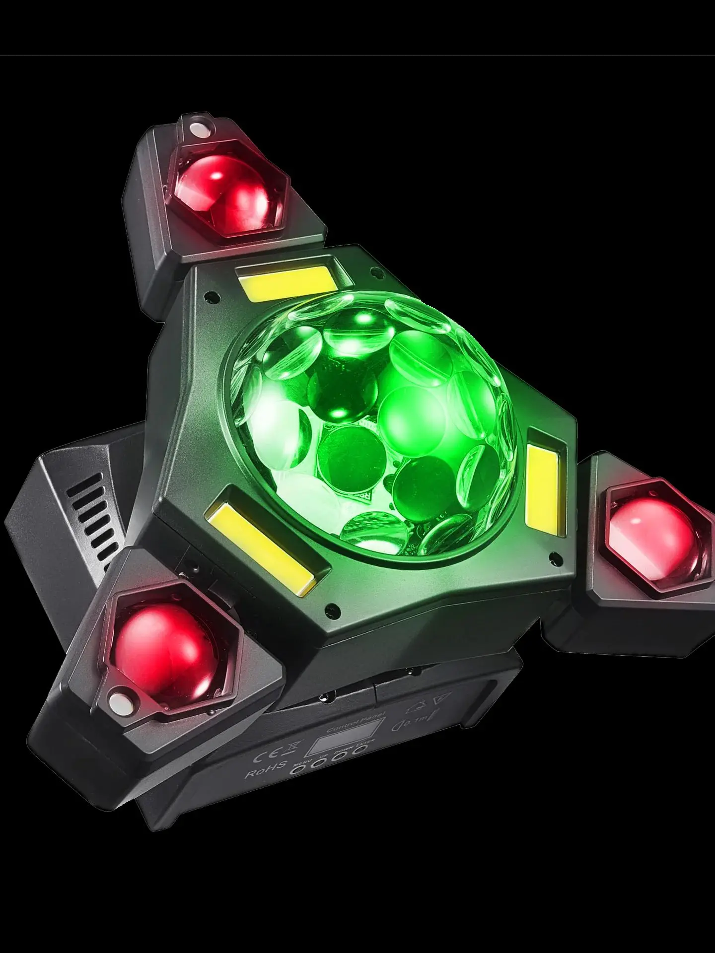 3 Armen LED Podiumverlichting Moving Head met Magic Ball Beam Strobe Laser 5In1 DJ Effect Afstandsbediening DMX512 voor Disco - afbeelding 2
