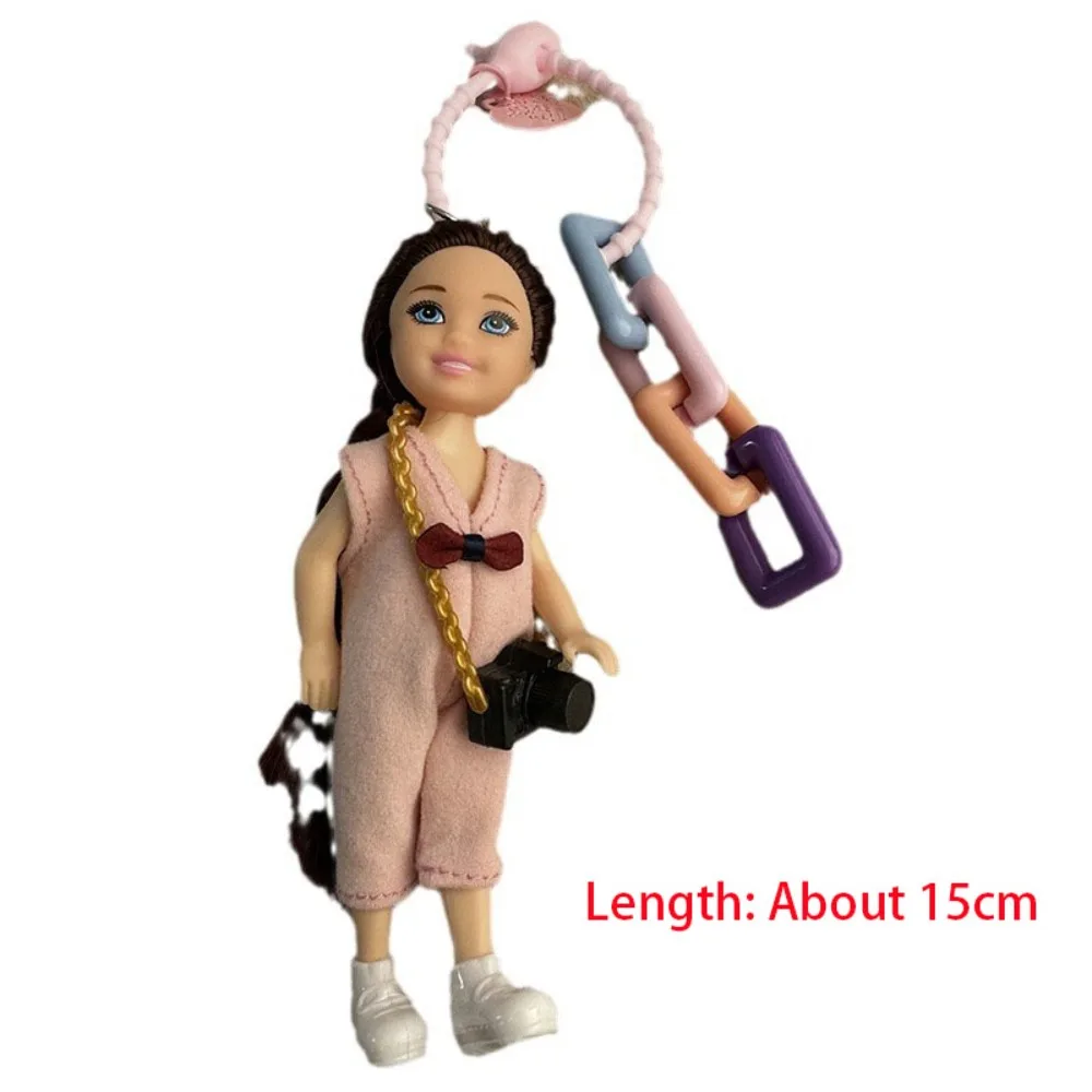 Новый милый кулон-кукла, подвесной орнамент, сделай сам, сменная одежда, брелок для ключей от машины, сумка, подвеска для куклы Барби, кулон