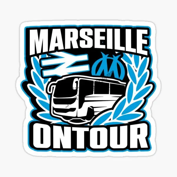 Stiker mobil Marseille kota Perancis cocok untuk lemari es koper komputer sepeda motor helm bumper stiker vinil