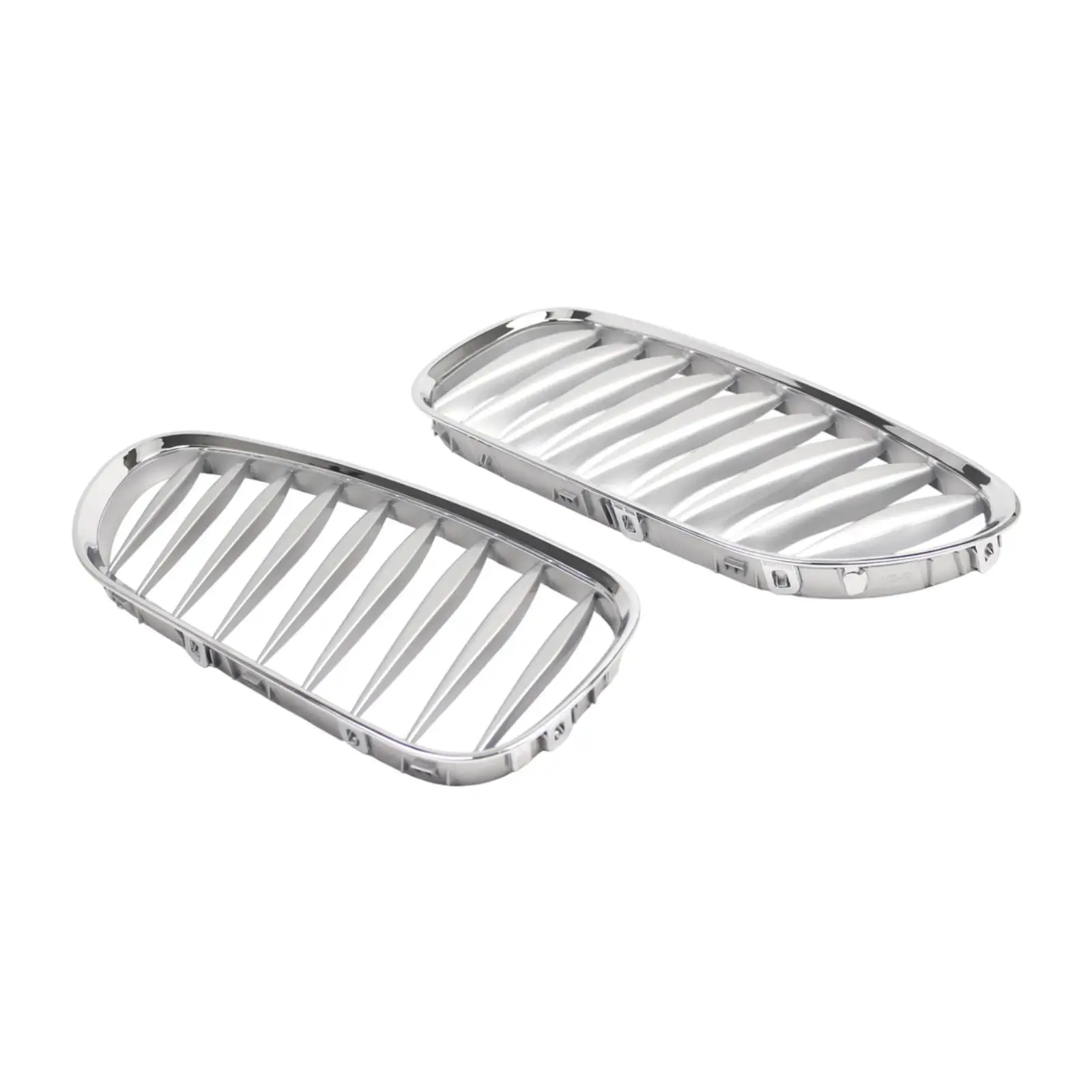 

2 Pieces Front Grilles 51117117758 Parts Replacements for BMW Z4 E85