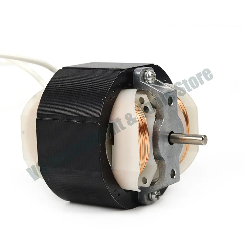 Reiner Kupfermotor YJ58-30 CW CCW im Uhrzeigersinn, 2 Pole, 4mm Wellendurchmesser, 2600 U/min, Spaltpolmotor, AC220V, 14-17W, Rundum-Ventilator, Warmluftventilator – Detail 1