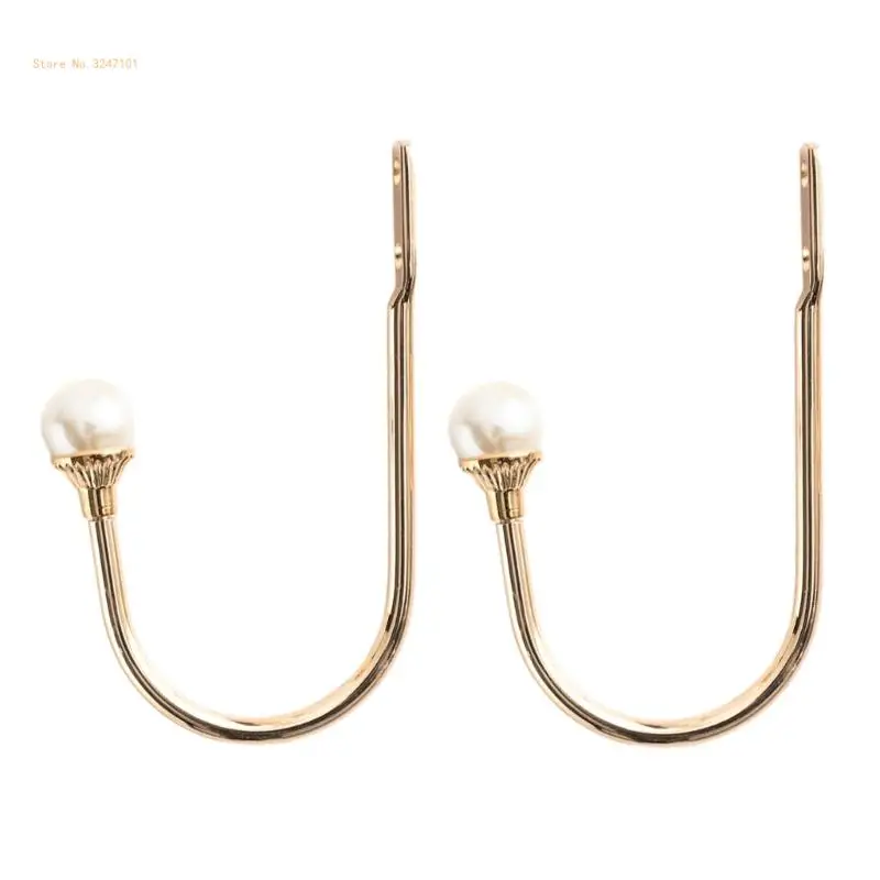 2Pcs Metal Curtain Hooks, Curtain Tieback Hooks Decorative Curtain Holdbacks Window Curtain Holder Drapery Holdbacks Dropship