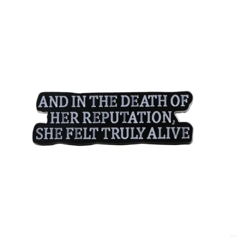 Compacts Funny Quote Brooch Metal Badges Enamel Pin For Daily Wear Jewelry Gift 0XXB