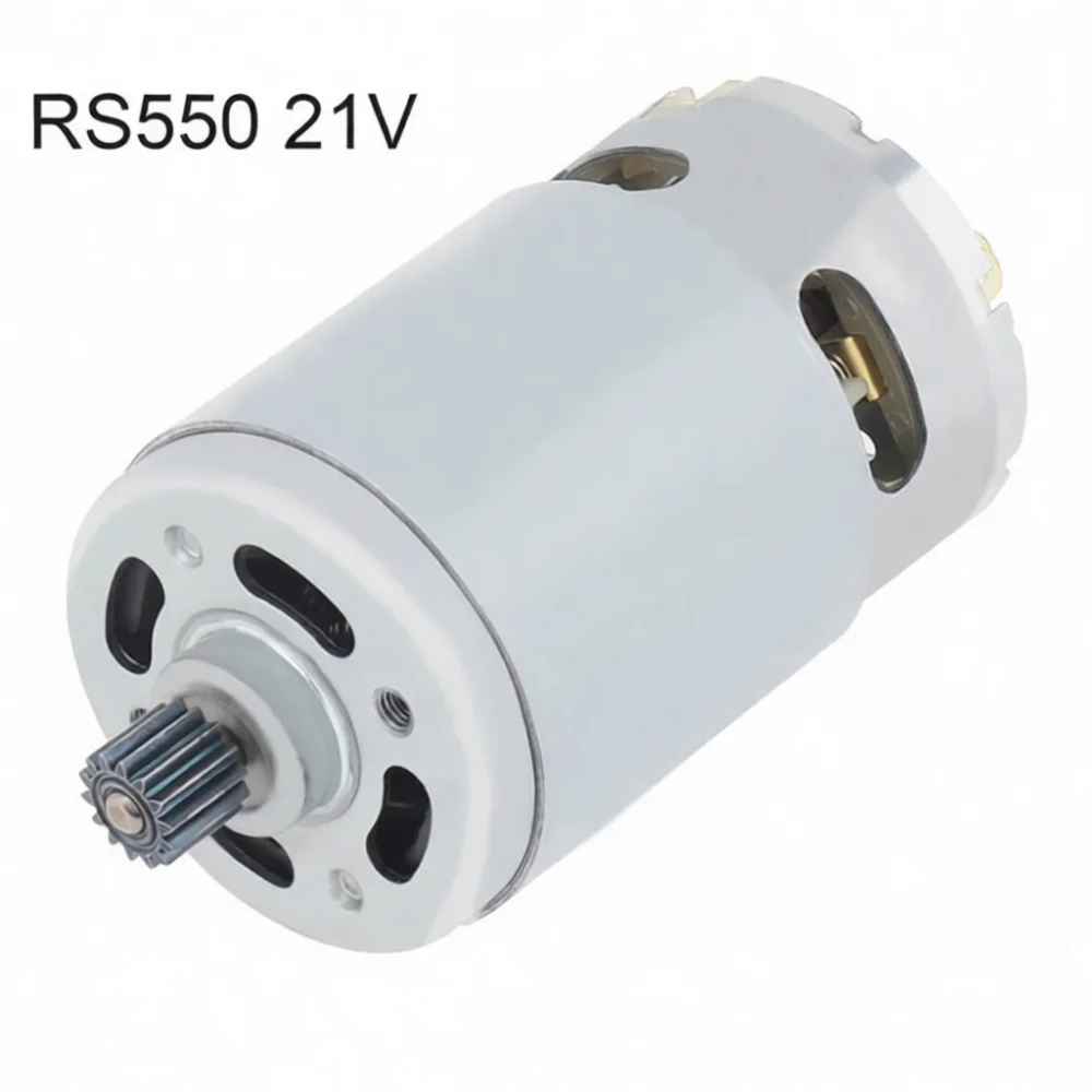 Electric Chainsaw Motor 21V RS550 28000RPM High Speed 14 Teeth 8.2mm Gear Industrial Automation Power Transmission Part