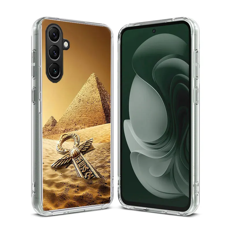 Ancient Egypt Egyptian God Horus Kemetic Heru Phone Case Samsung Galaxy A70 A50 A40 A30 A20E M30S M31 M21 M12 J8 J6 J4 M32 M52 M