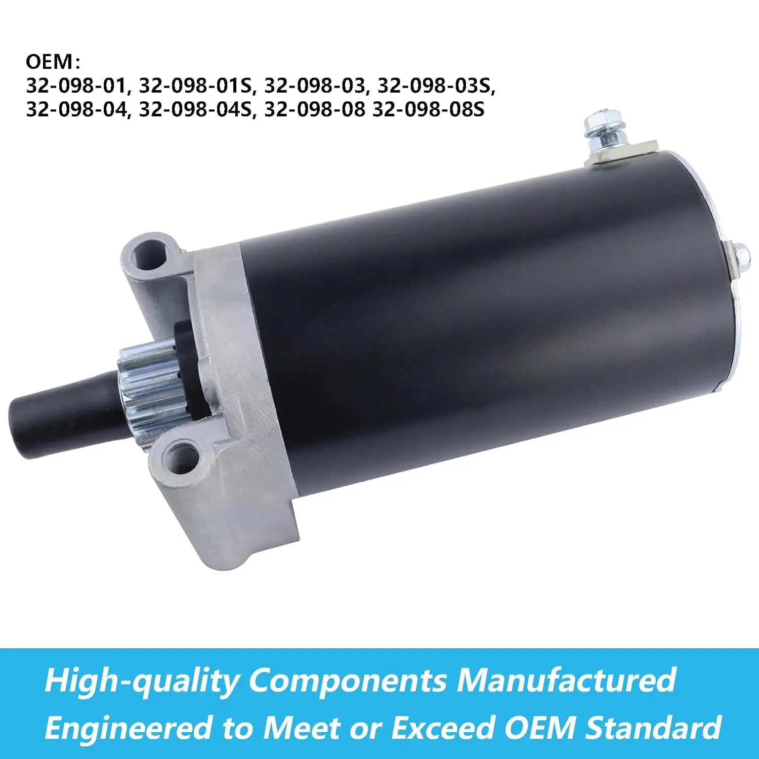 Starter for Kohler Courage for Cub Cadet LT1045 I1046 LT1050 LTX-1050 LTX-1046, 1999-1140051 3209801 3209803 3209804 3209808