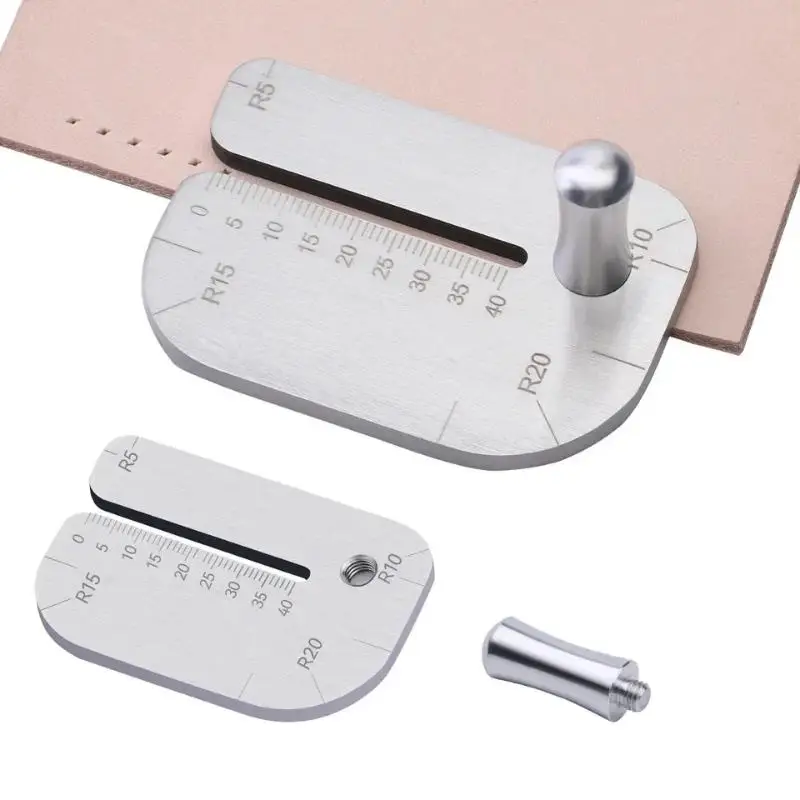 Leather Stitching Punch Aid Plate Leather Working Tools For Pull Up Prong Punch Stainless Steel Claw Punch Partner
