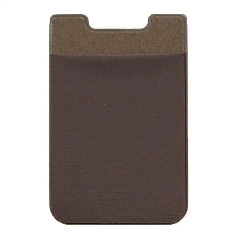 Unisex Fashion Elastic Mobile Phone Wallet Cell Phone Card Holder Case Adhesive Sticker Pocket Credit IDCard Holder​