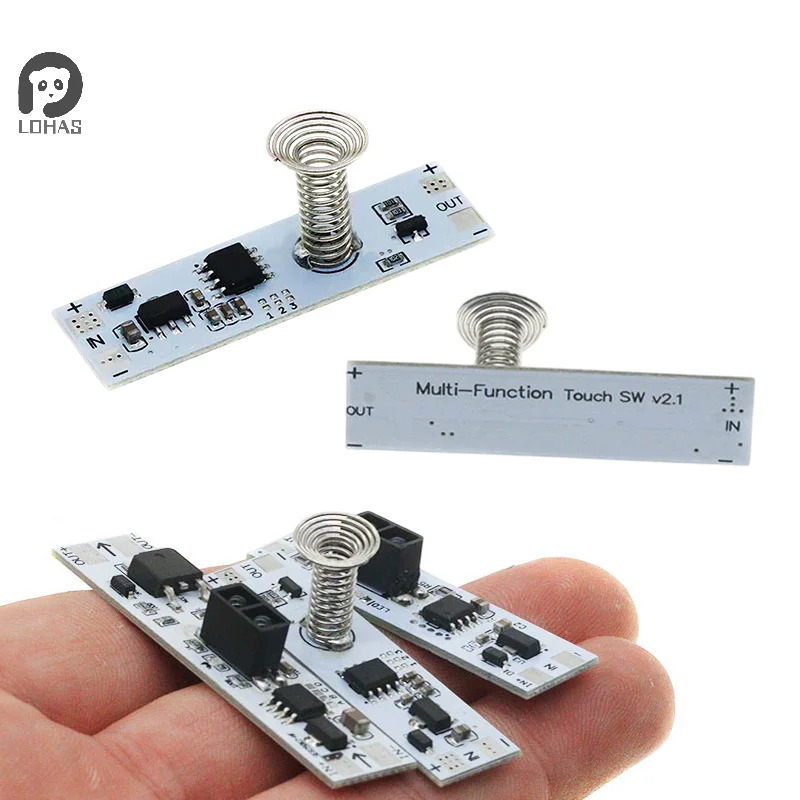 1Pc Short Distance Scan Sweep Hand Sensor DC 5V-24V 3A Hand Sweep Switch Module LED Dimming Control Lamps Active Components