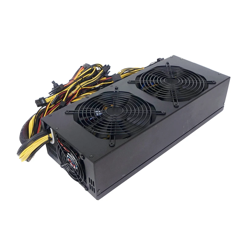 2200W For Mining Power Supply, Multi-Channel High-power Graphics Card 2200W Support 6-8 Card With 16 8P