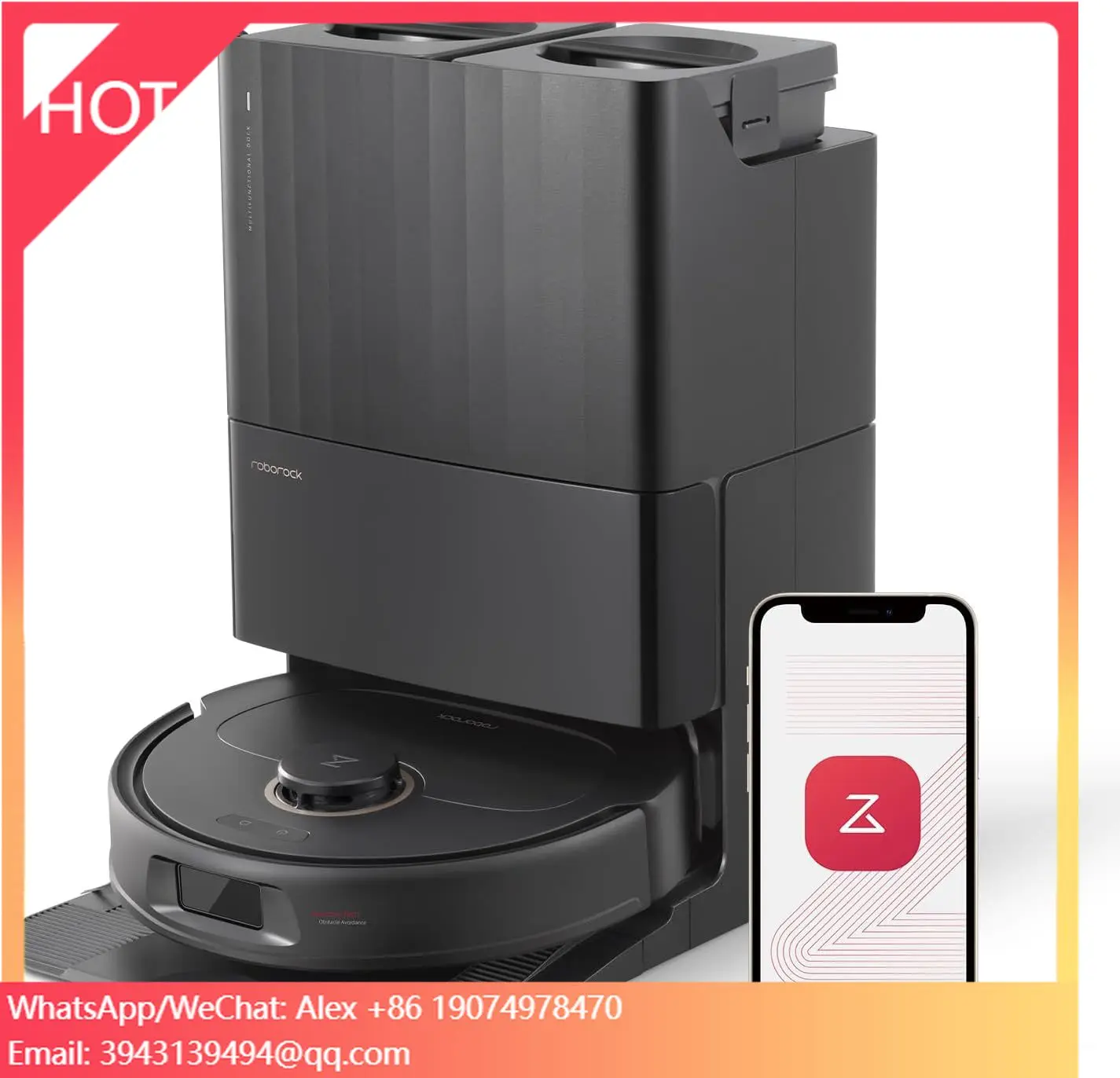 Roborock Qrevo Pro Robot Vacuum Cleaner 7000 Pa Super Suction FlexiArm Edge Dynamic Hot Water Mopping LDS Intelligent Dirt Wet